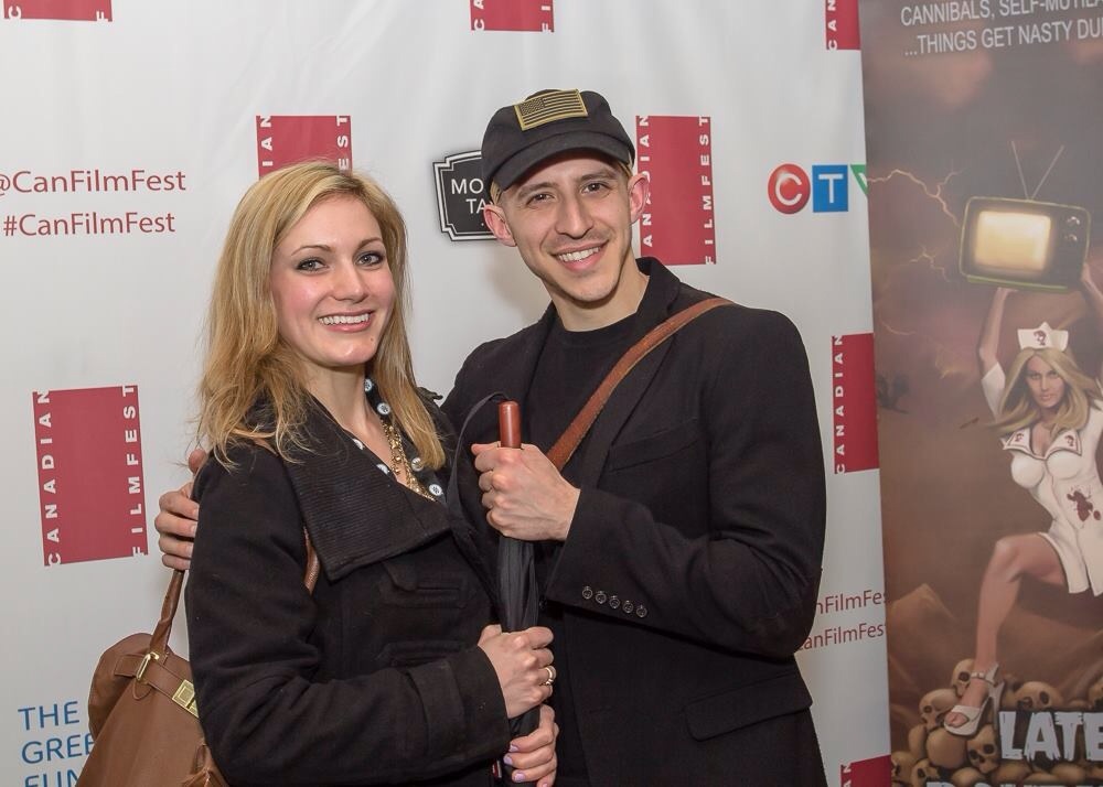 At a screening for the Canada Film Festival 2015 with actor Andre Guantanamo.