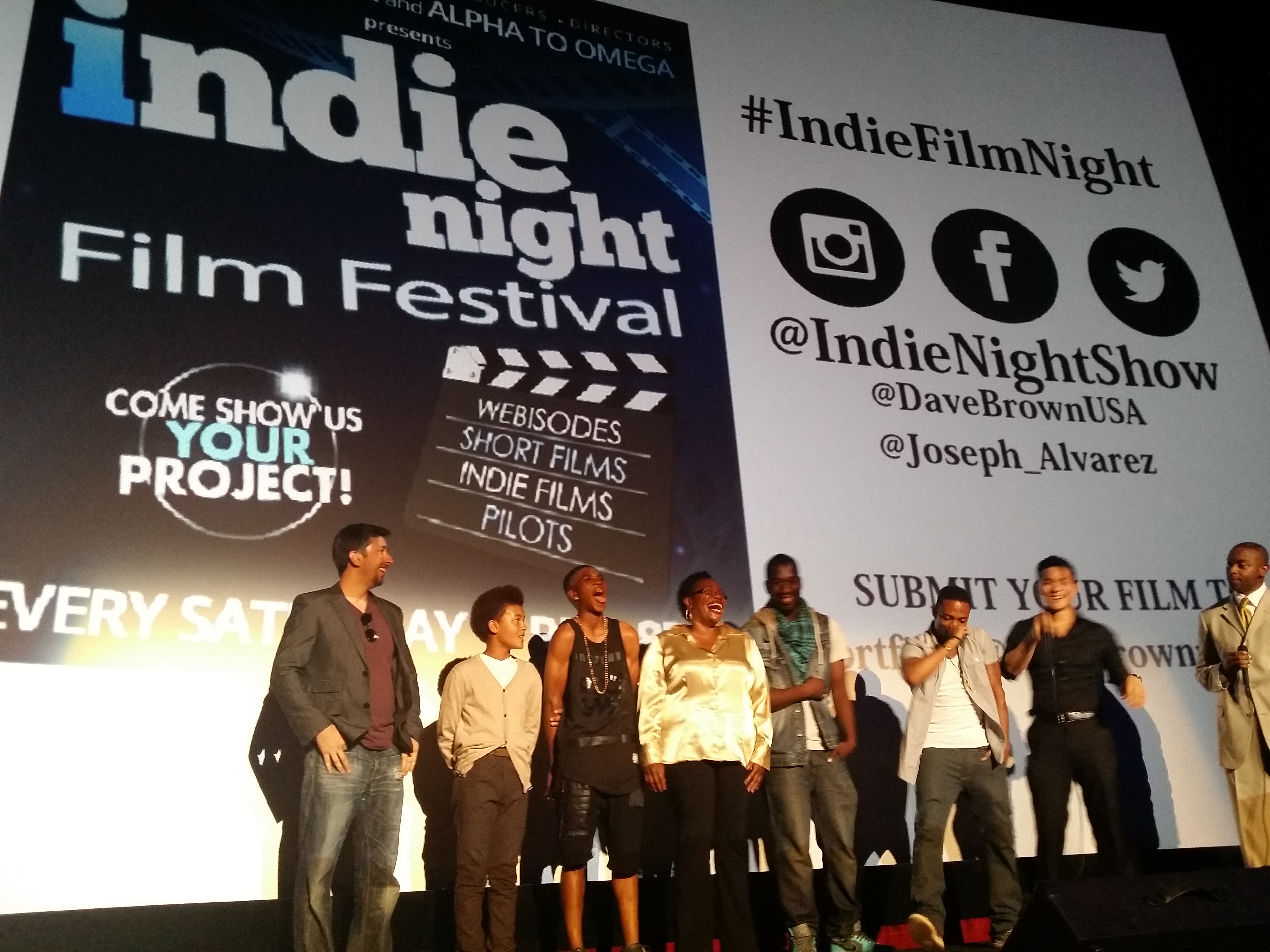 Screening of Color Lines at indie night at Chinese Man Theater