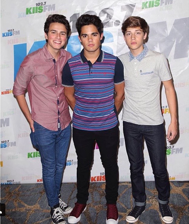Ricky Garcia, Emery Kelly and Liam Attridge of Forever in Your Mind