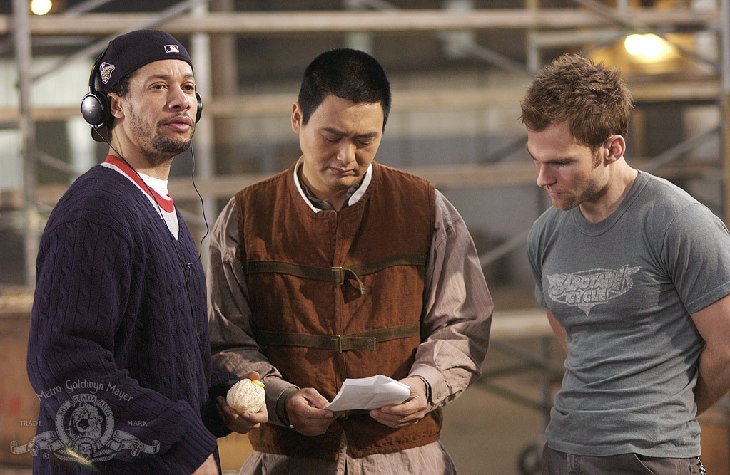 Still of Yun-Fat Chow, Seann William Scott and Paul Hunter in Bulletproof Monk (2003)