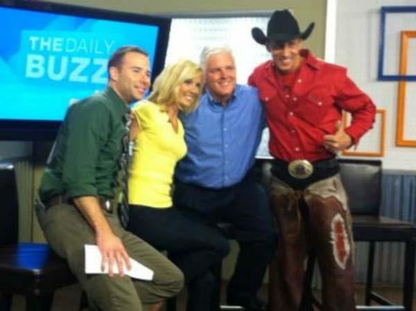 Promoting Undersize Me on The Daily Buzz with 