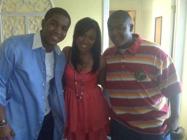 D'Kia Anderson with the Massey brothers