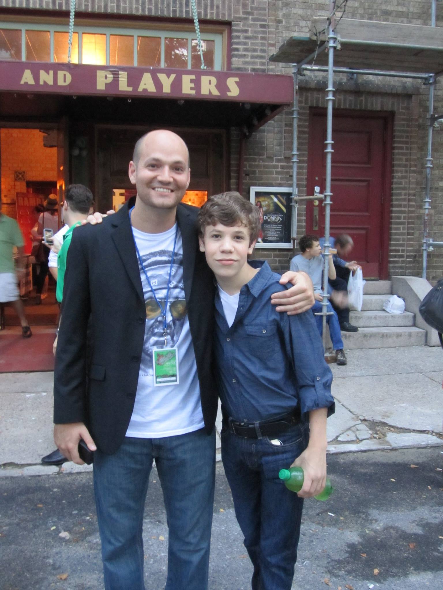 with Director Kris Roselli for the Philadelphia premiere of Common Grounds; Common Grounds was chosen to open the 2014 Philadelphia Int'l Film Festival