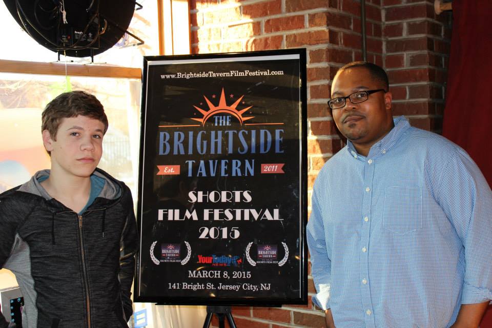 with award-winning Director Keith Chamberlain at The Brightside Tavern Shorts Fest Film Series (The Burning Tree, winner Best Director Dramatic Short)