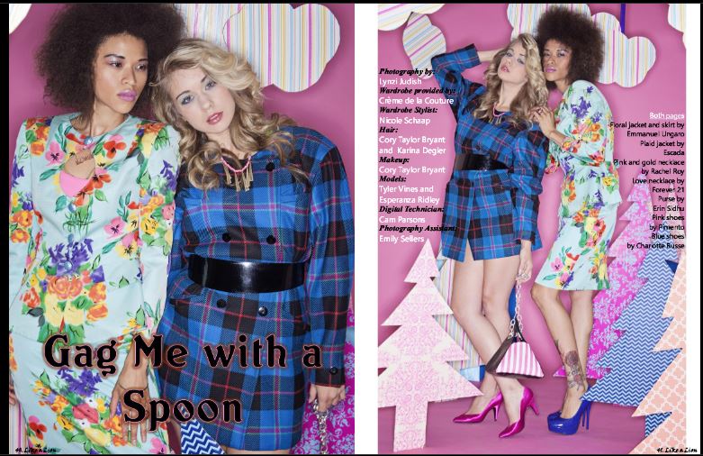 Gag Me with a Spoon 80s retro shoot with Lyndzi Judish Photography