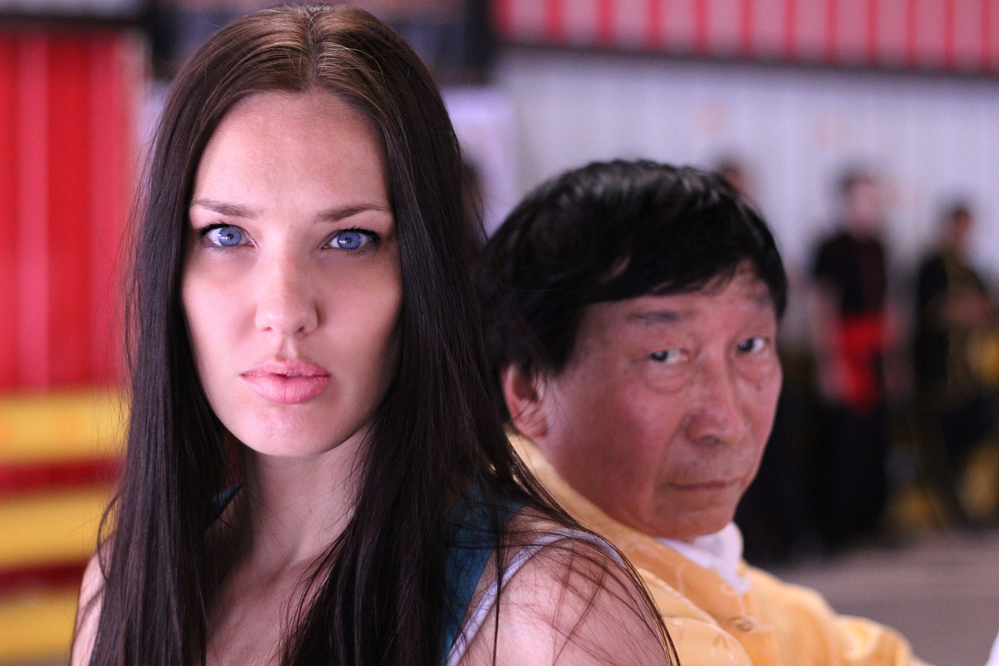 Promo shot for upcoming martial arts film Warriors Clan with Chiu Chi Ling from Kung Fu Hustle.