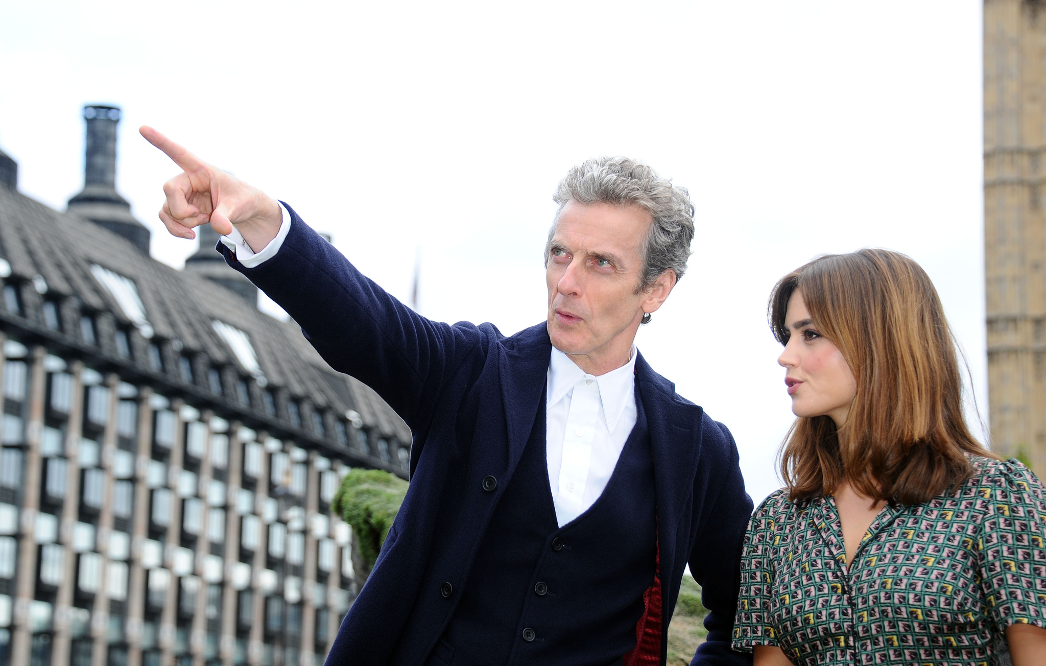 Peter Capaldi and Jenna Coleman at event of Doctor Who (2005)