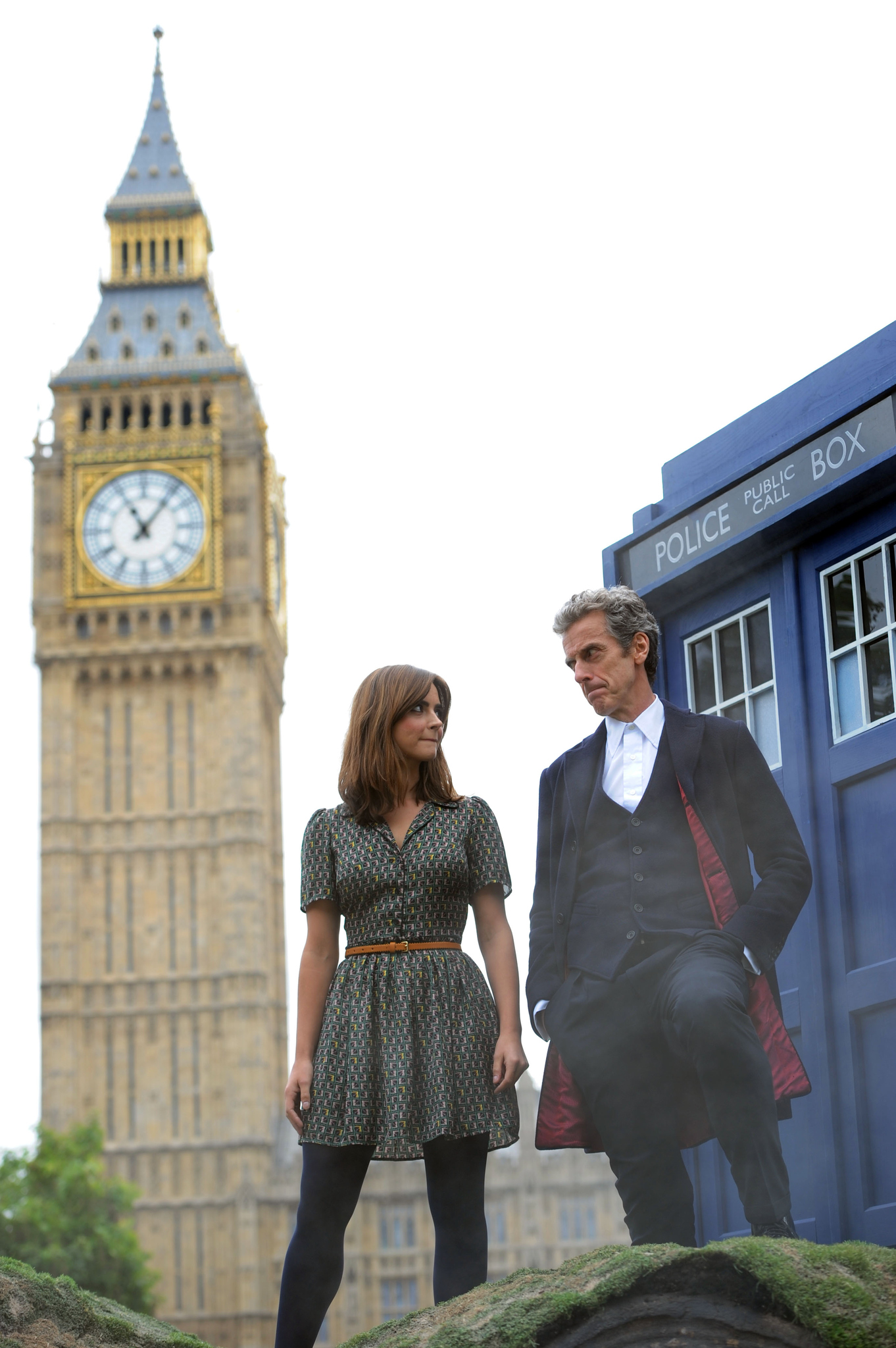 Peter Capaldi and Jenna Coleman at event of Doctor Who (2005)