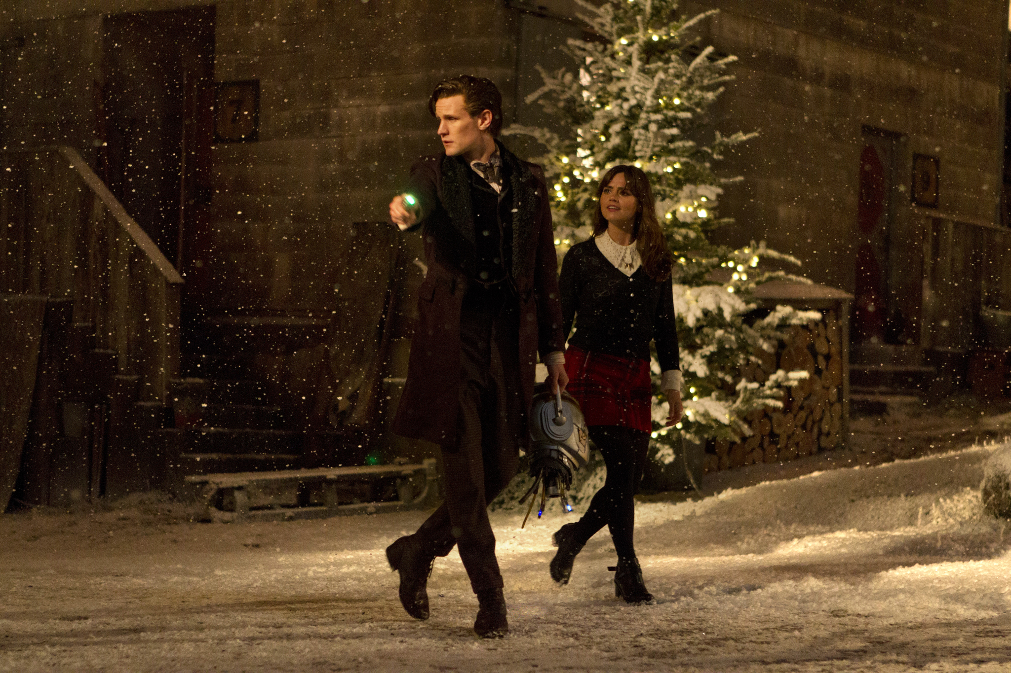 Still of Matt Smith and Jenna Coleman in Doctor Who (2005)