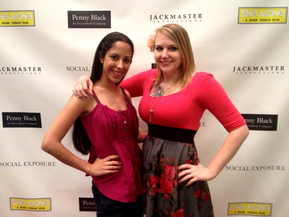 Bethany Griffith (Left) and Jennifer Cisneros at the premiere of 