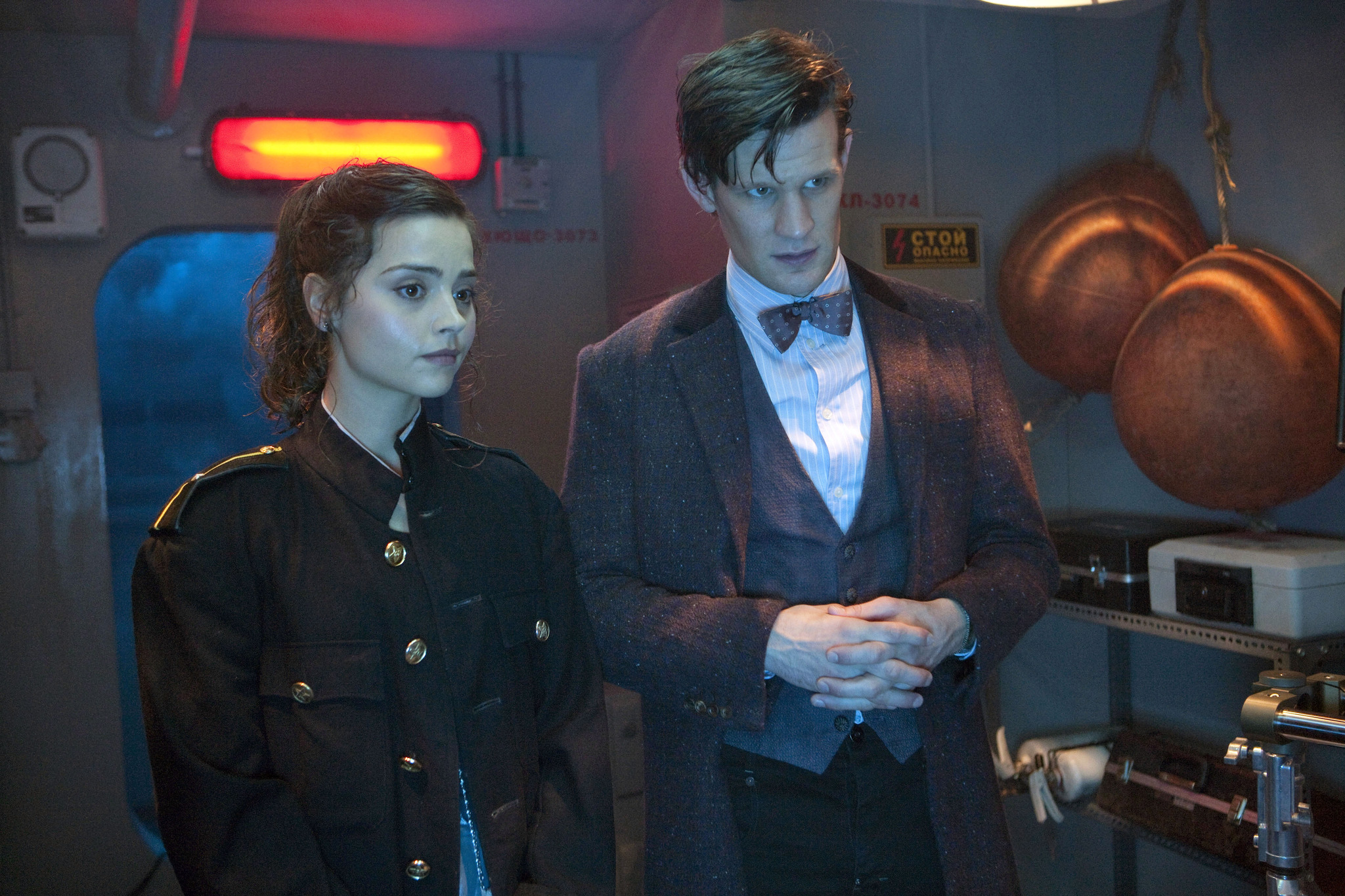 Still of Matt Smith and Jenna Coleman in Doctor Who (2005)