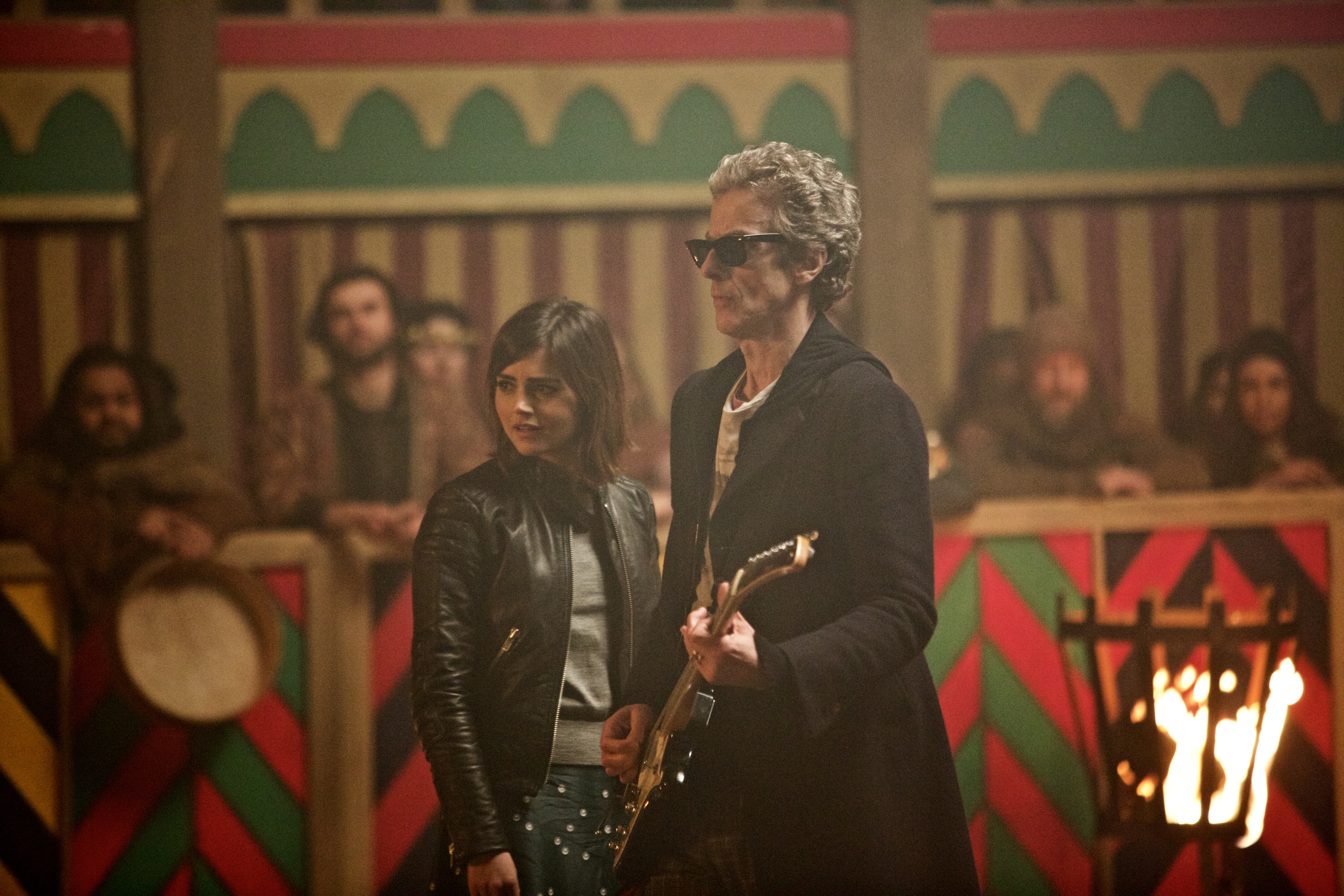 Still of Peter Capaldi and Jenna Coleman in Doctor Who (2005)