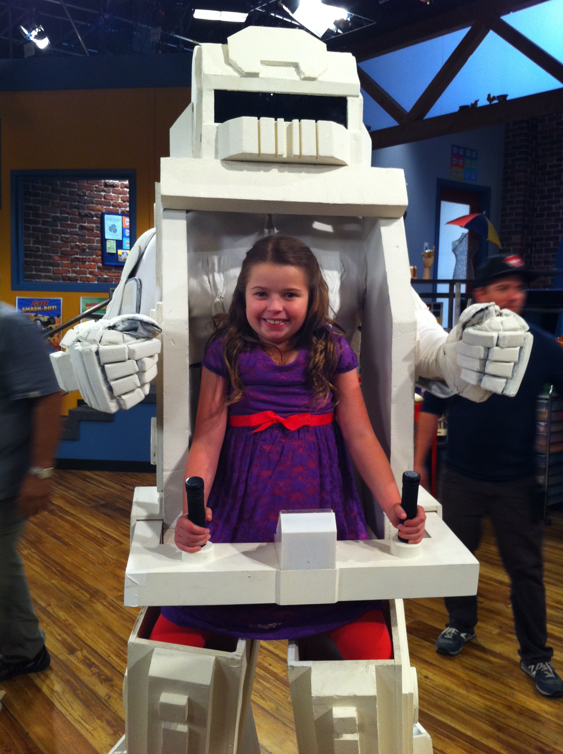 Jena Skodje as Sophie on the set of Some Assembly Required Eps. 101 - Strongsuit.