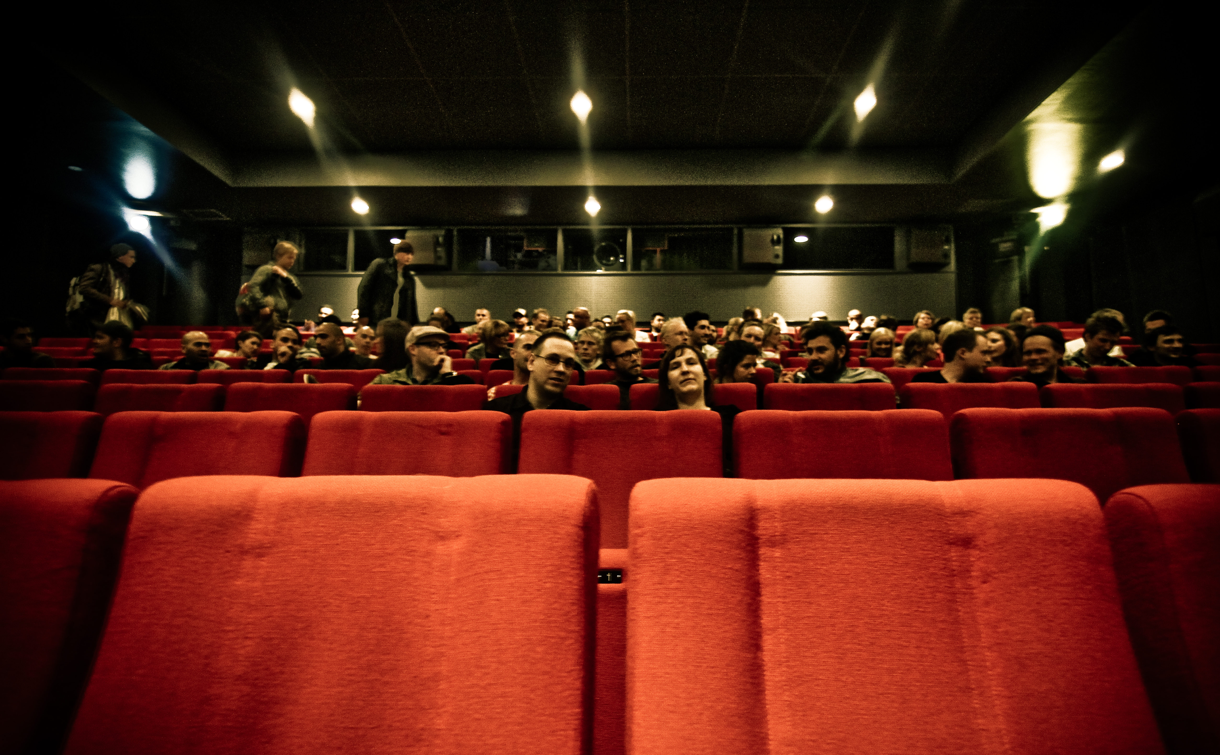 NO EXIT Part 1 (the official screening at CINEMATEKET, Copenhagen - people finding their seats).
