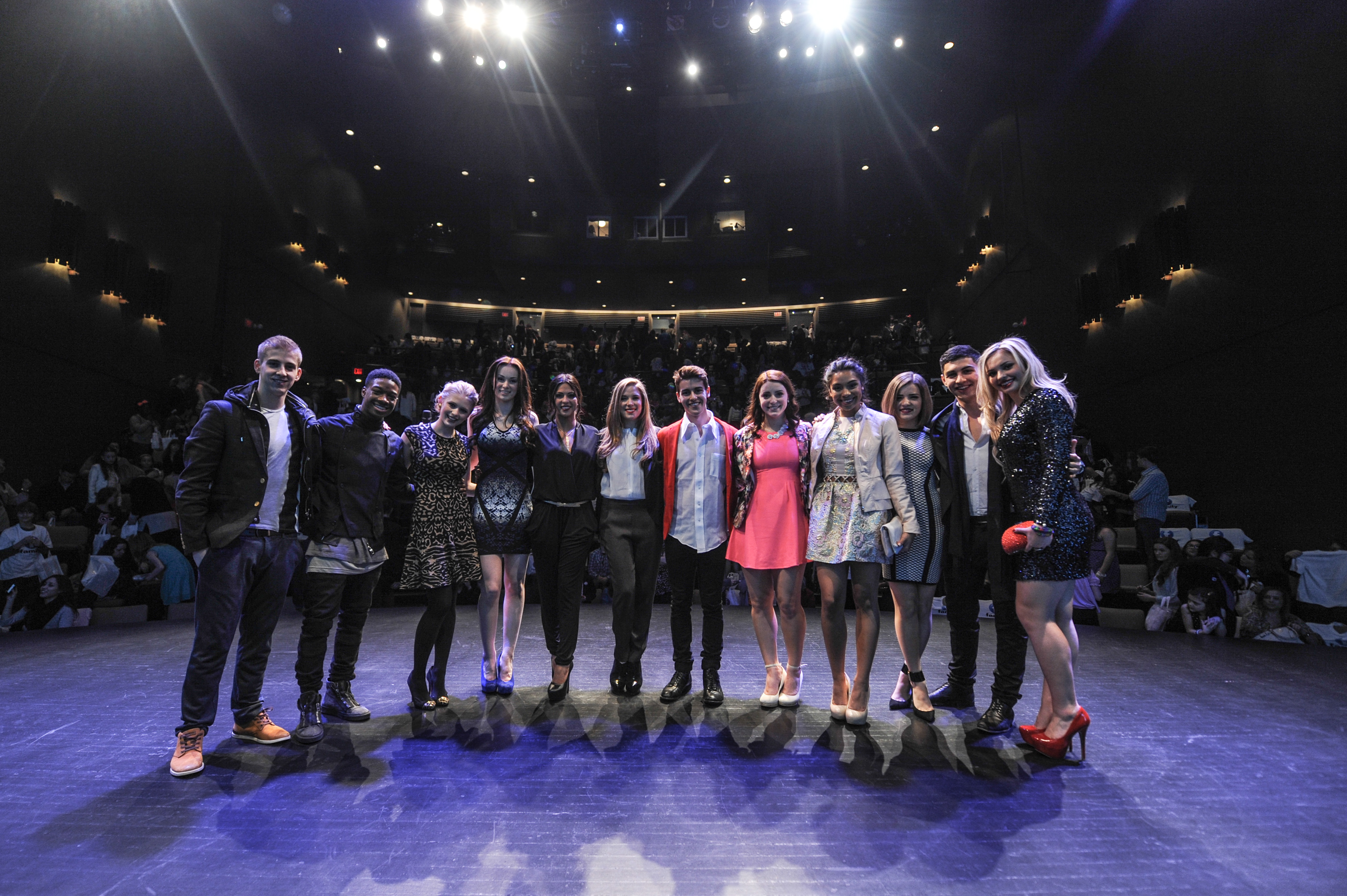 Alexandra Beaton, Isaac Lupien, Lamar Johnson, Bree Wasylenko, Victoria Baldesarra, Samantha Grecchi, Brennan Clost, Brittany Raymond, Jennifer Pappas, Trevor Tordjman, Logan Fabbro and Taveeta Szymanowicz at event of The Next Step (2013)