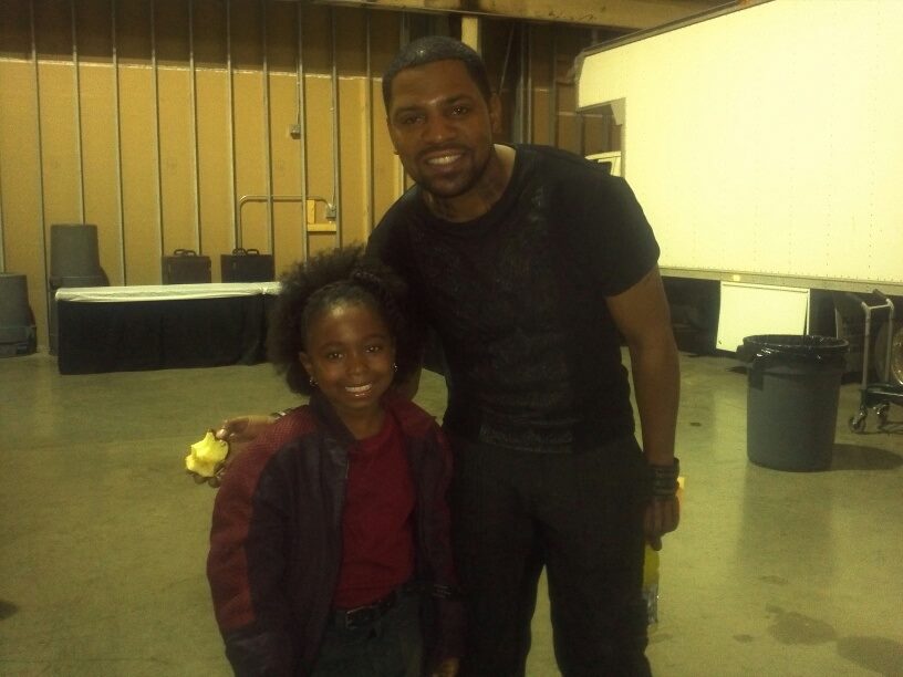 McKenzie and Mekhi Phifer Taking a break during the filming of the movie Divergent, McKenzie was cast as a Dauntless Kid