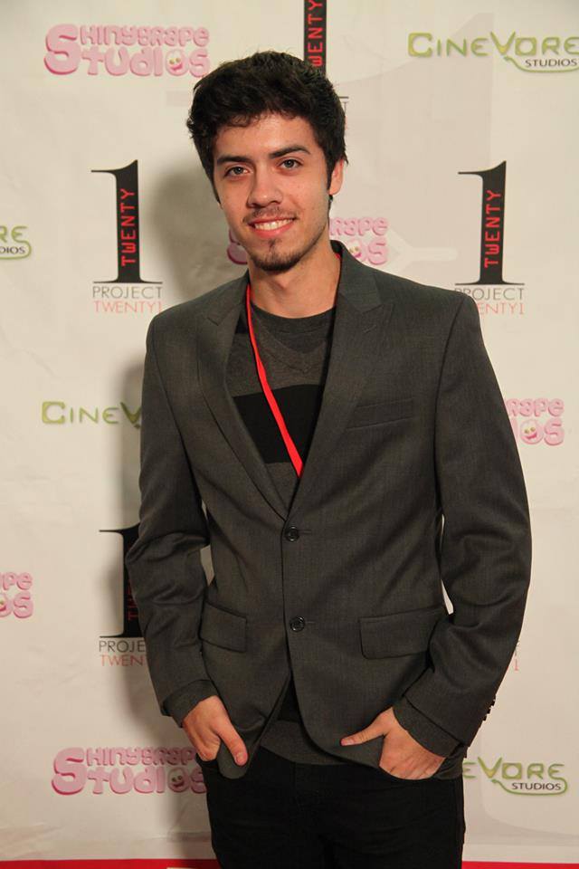 Derek Mindler at the premiere of his film Frequency