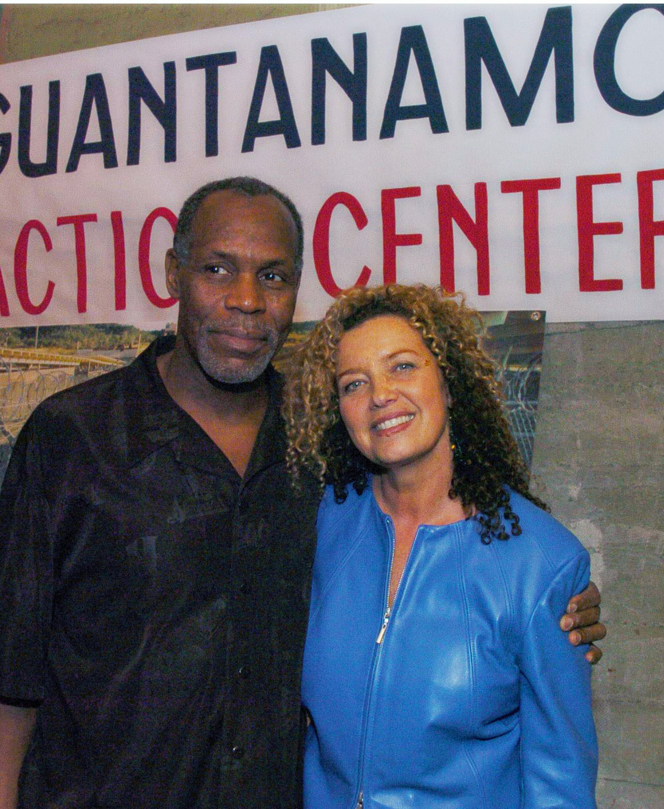 Danny Glover and Ellen Gavin at Opening of Gillian Slovo's Guantanamo: Honor Bound to Defend Freedom.