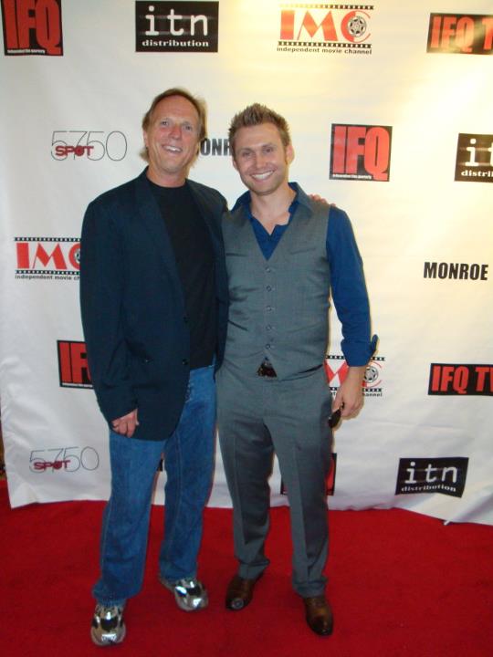 Pictured with actor Kurt Gravenhorst at the world premiere of 
