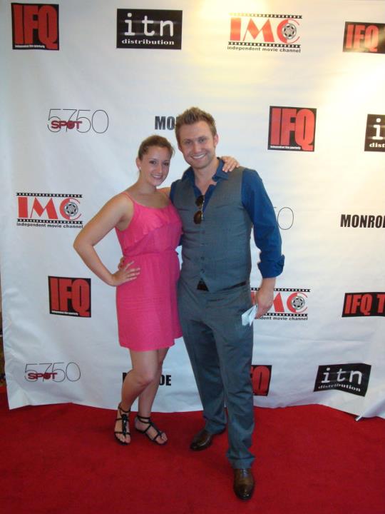 Pictured with my wife, Christina, at the world premiere of 