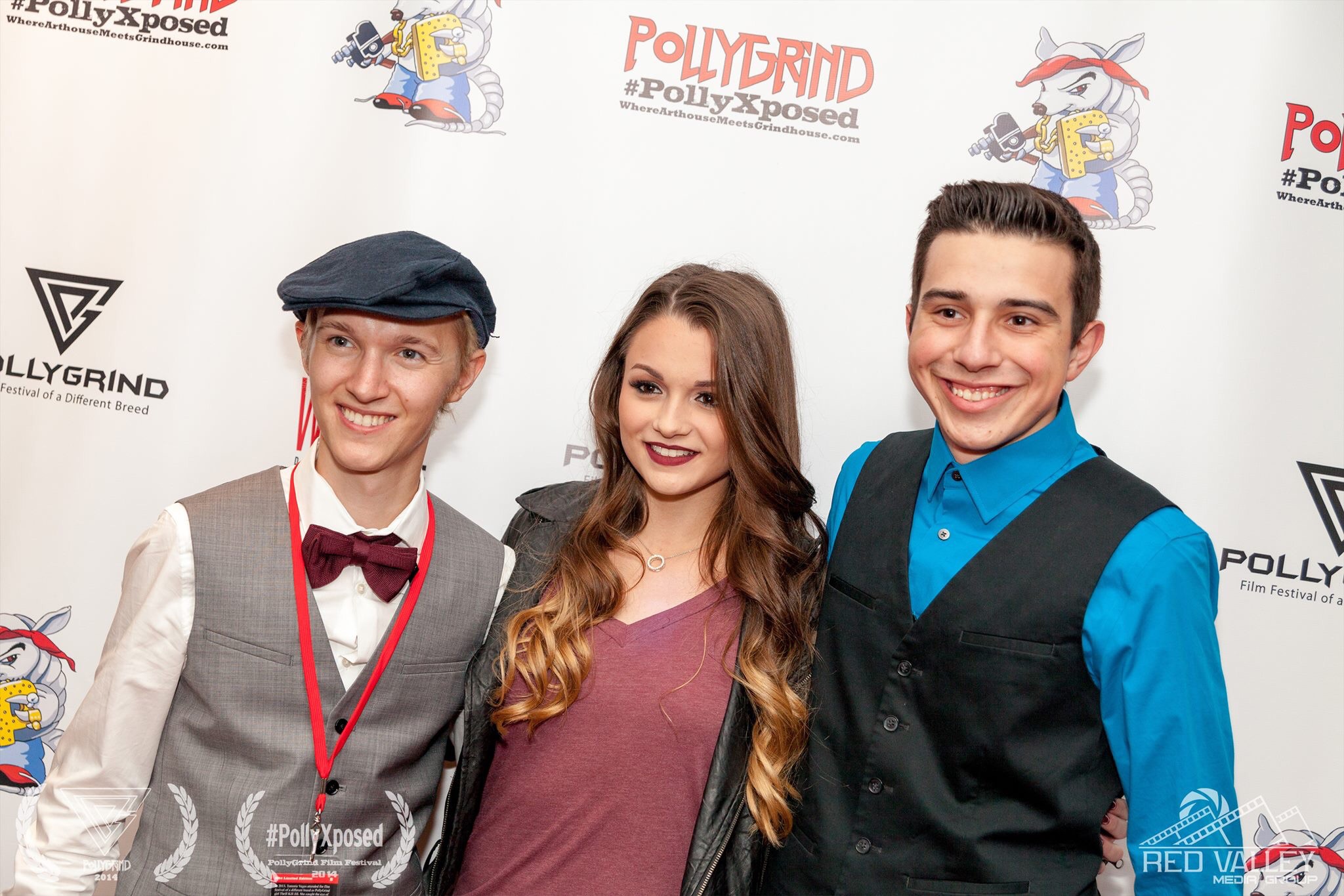 Joey Bell at the world premiere of HEIDI at the Galaxy Theaters in Green Valley as part of the Pollygrind Film Festival. HEIDI won for Best Nevada Feature. With Joei Fulco and Samuel Brian