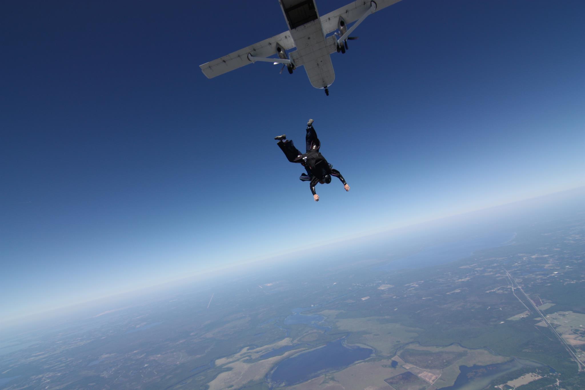 skydiving