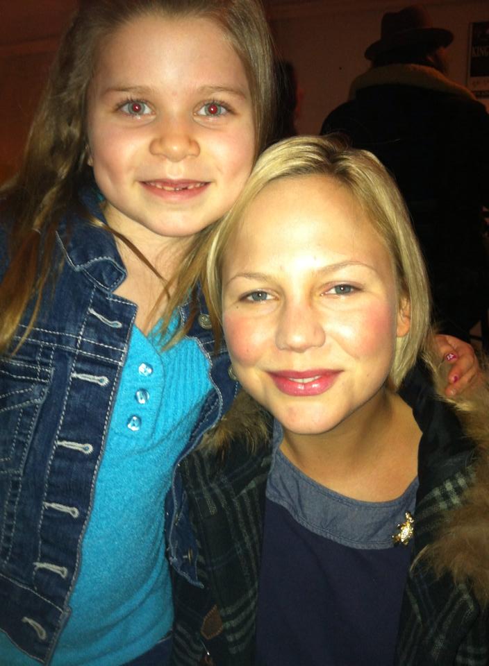 With the beautiful Adelaide Clemens, Early 2014