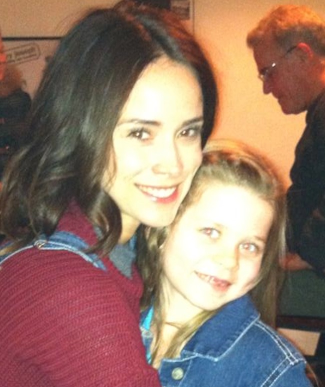 With Abigail Spencer - Early 2014