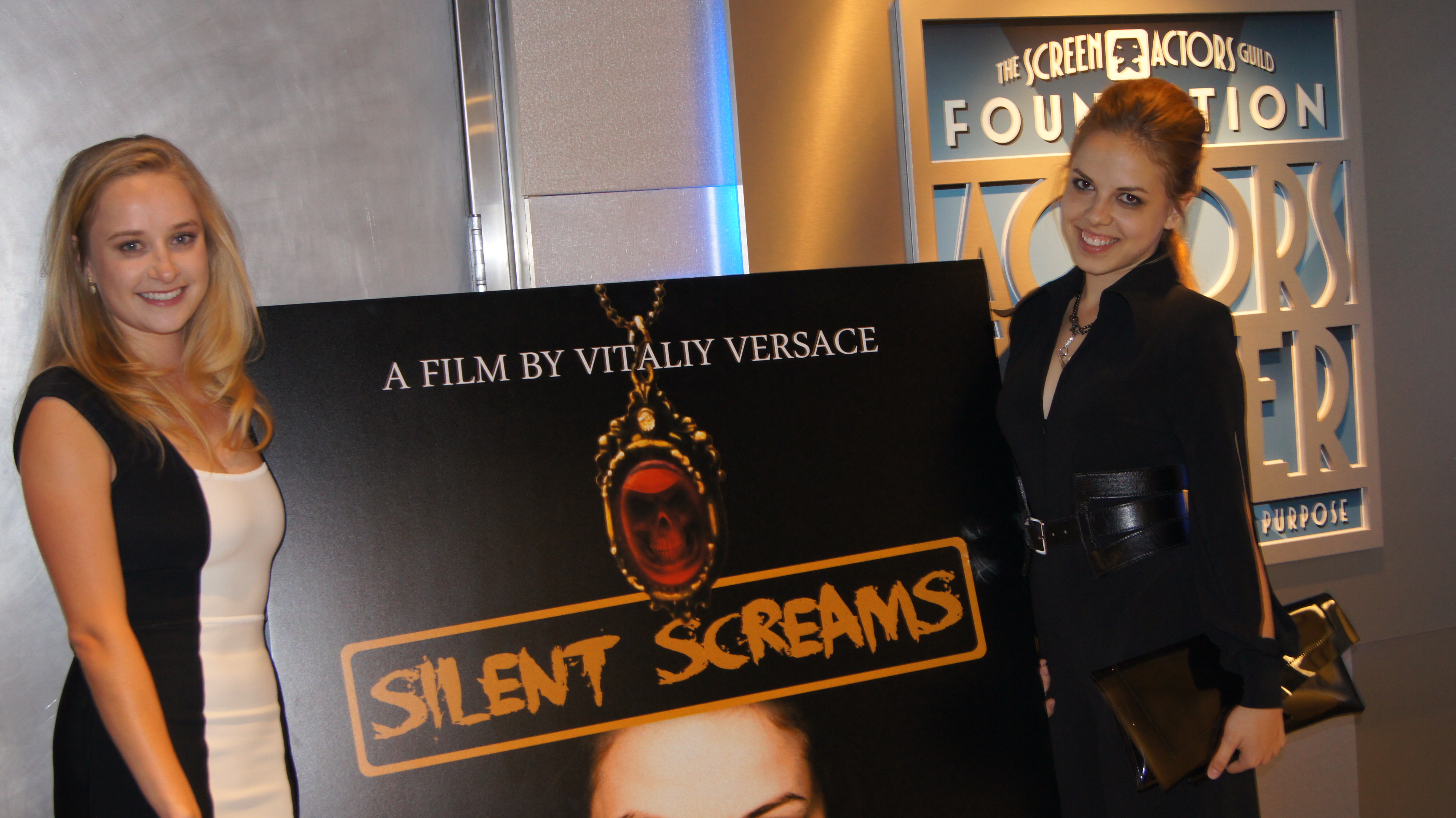 Silent Screams premier Sasha Kolos and Callan Coles