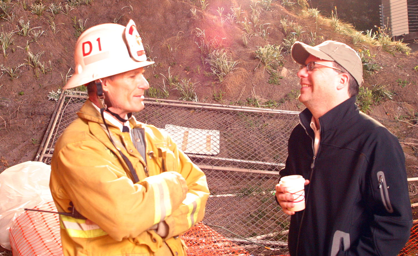 Matt Riedy and Director Fred Toye on Miami Medical