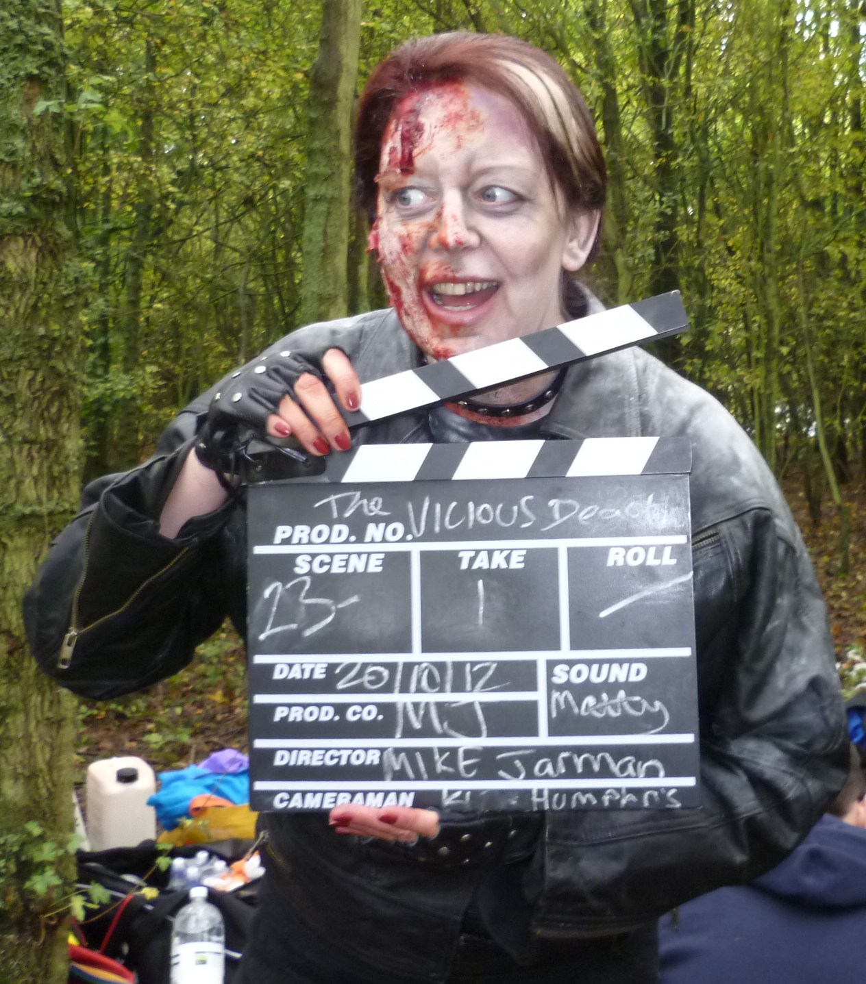 On set of 'The Vicious dead' feature film