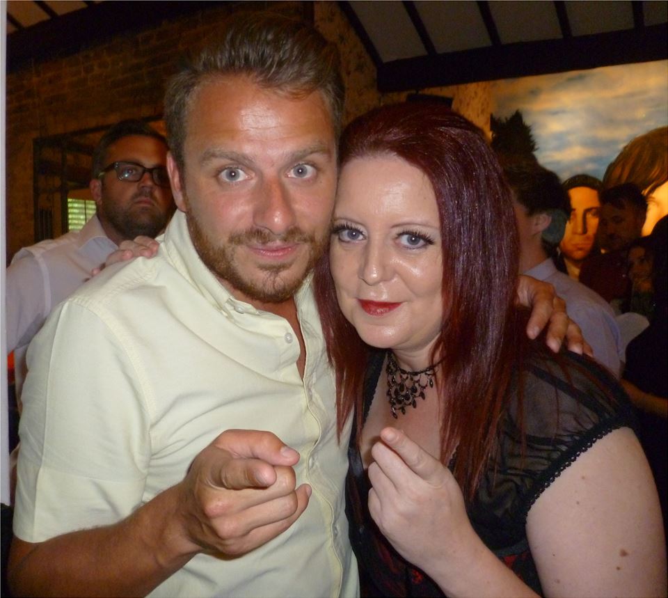 With Dapper laughs (Daniel O'Reilly) on the ITV2 show 'Dapper Laughs on the pull'