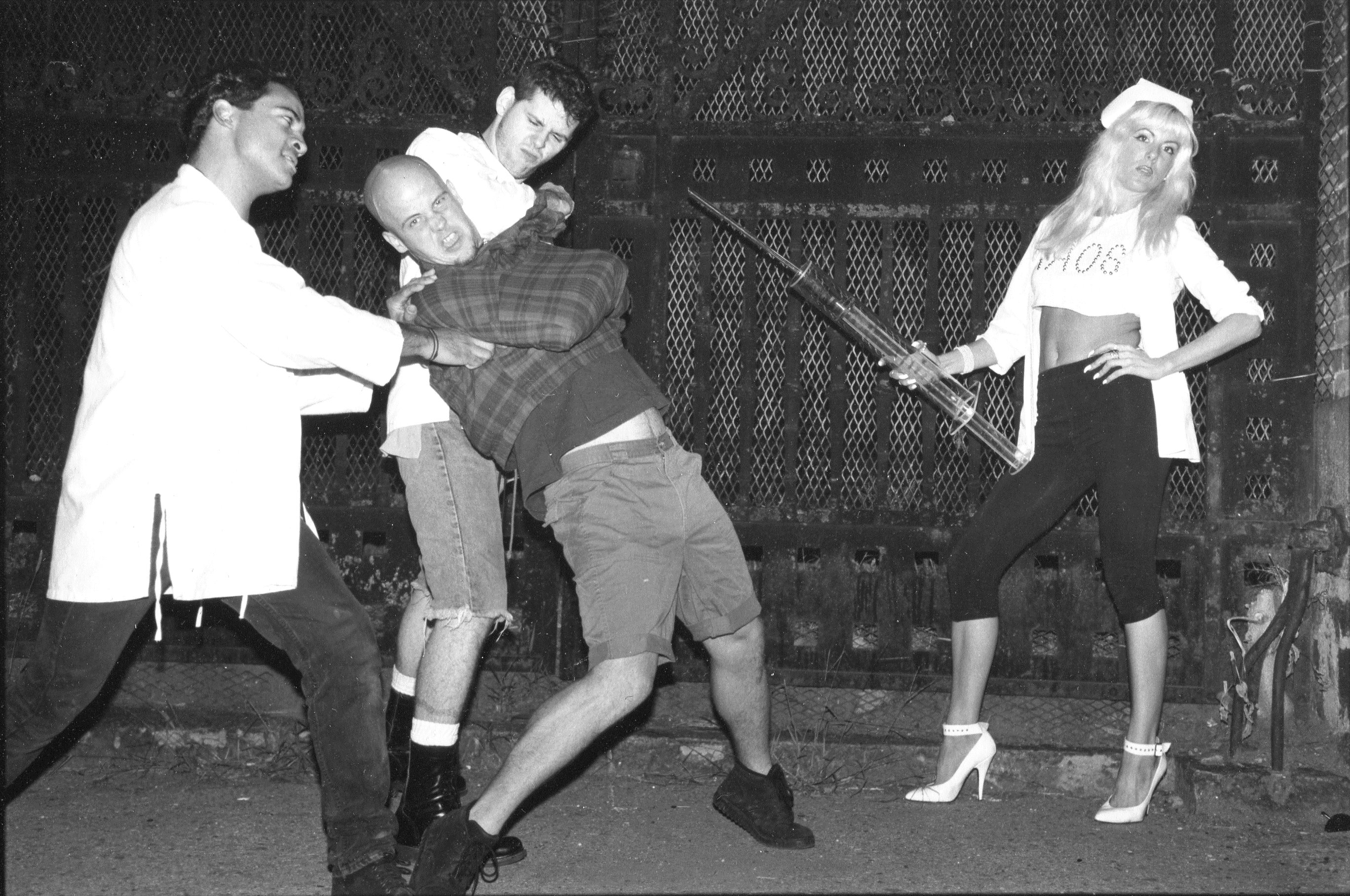 Farrah Fires past as lead singer of 'Bettyford' the band in Brooklyn 1993