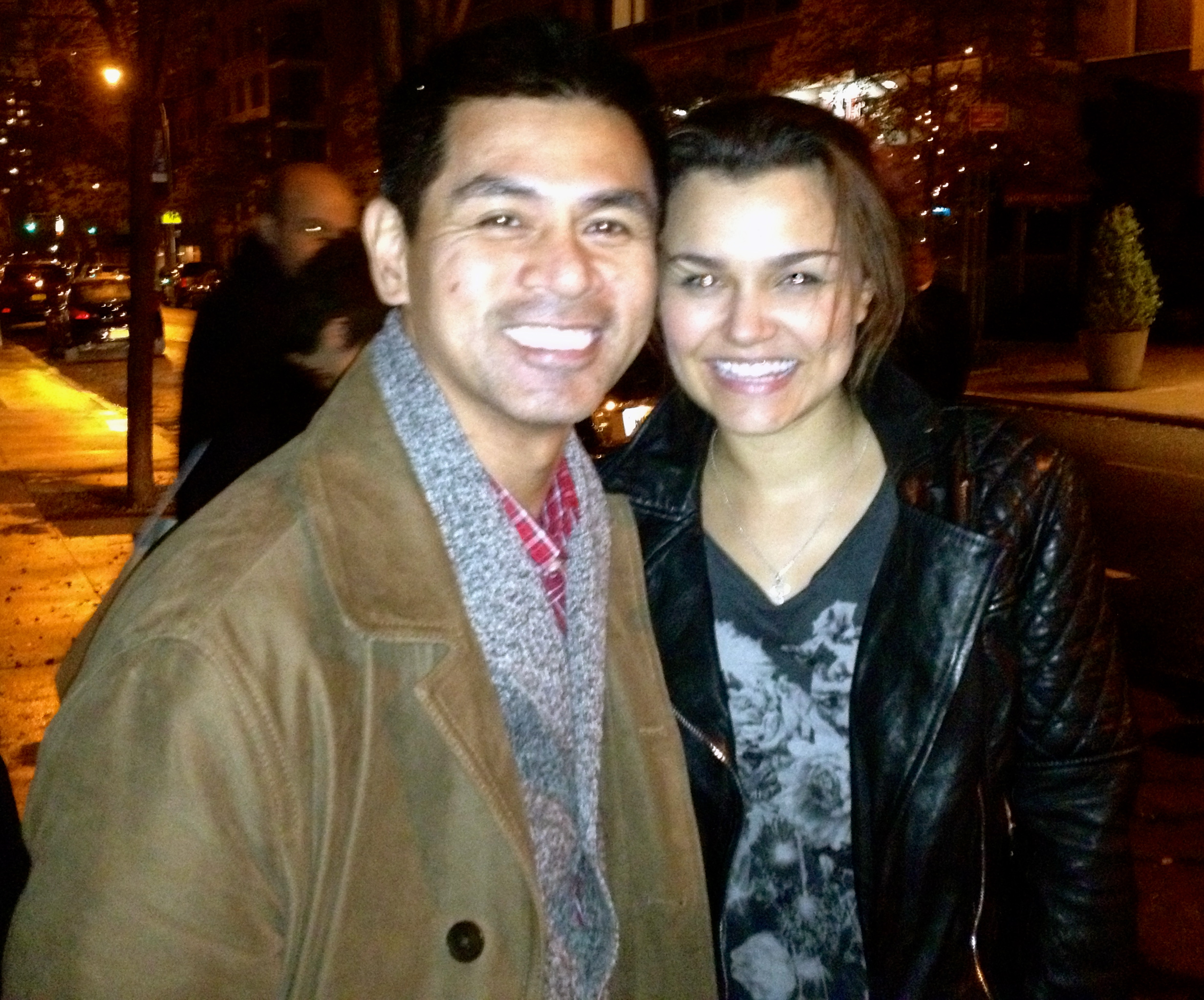 Samantha Banks (Eponine) after screening of Les Miserables in NYC