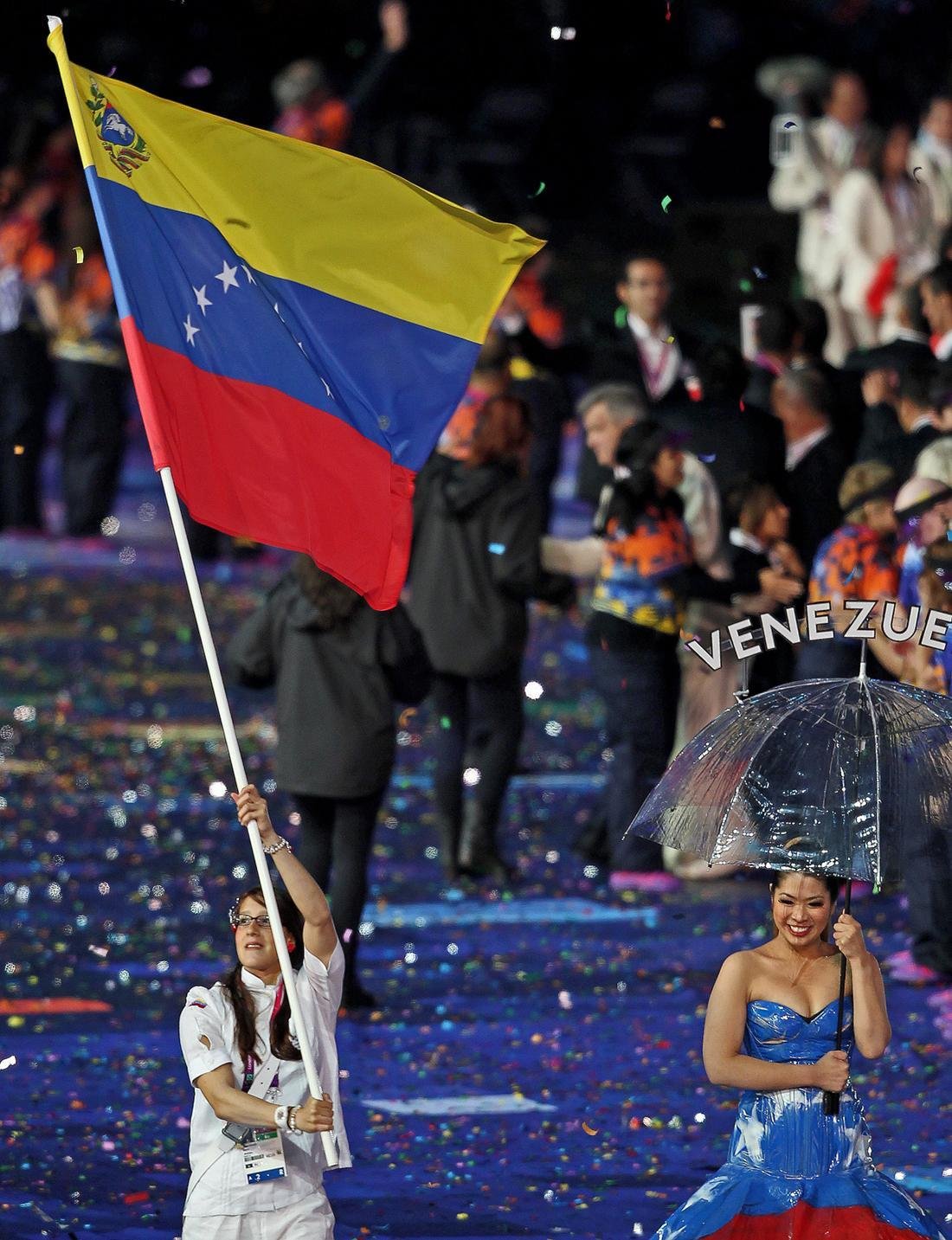Still of Meichern Lim and the Venezuelan Paralympic Team in London 2012 Paralympic Opening Ceremony: Enlightenment