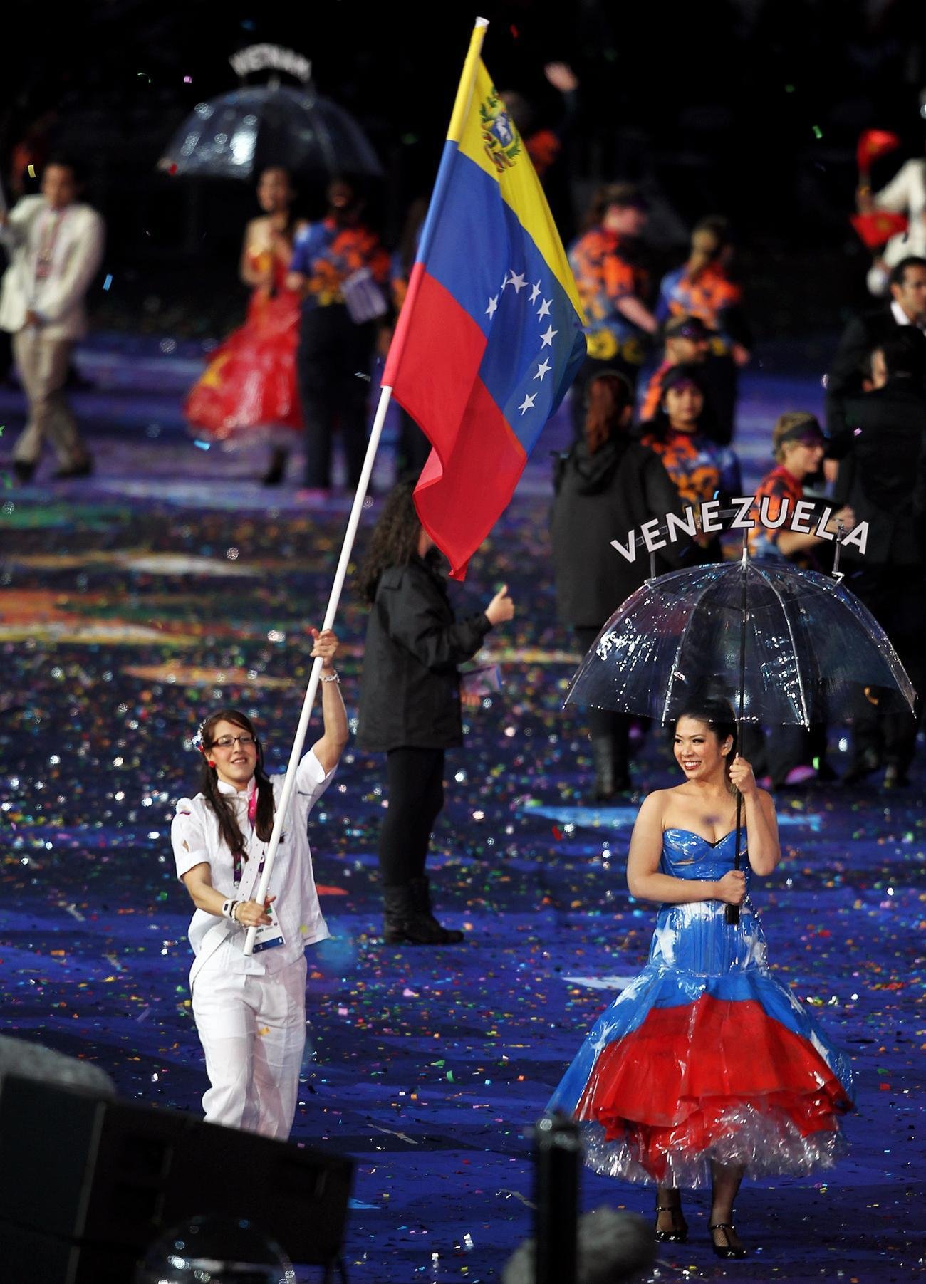 Still of Meichern Lim and the Venezuelan Paralympic Team in London 2012 Paralympic Opening Ceremony: Enlightenment