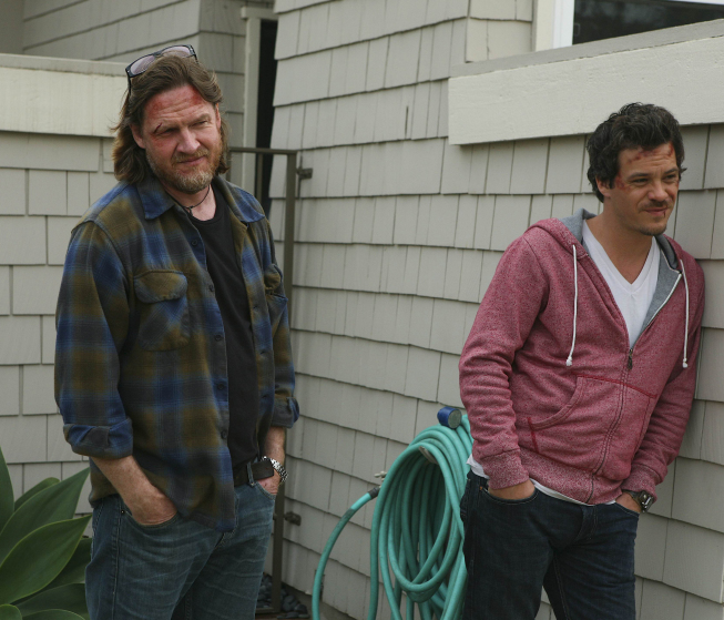 Still of Donal Logue and Michael Raymond-James in Terriers (2010)