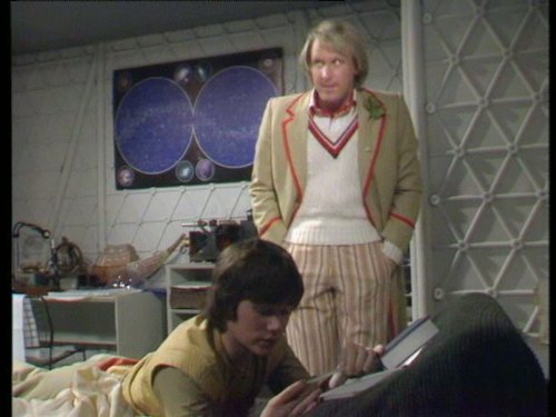 Still of Peter Davison and Matthew Waterhouse in Doctor Who (1963)