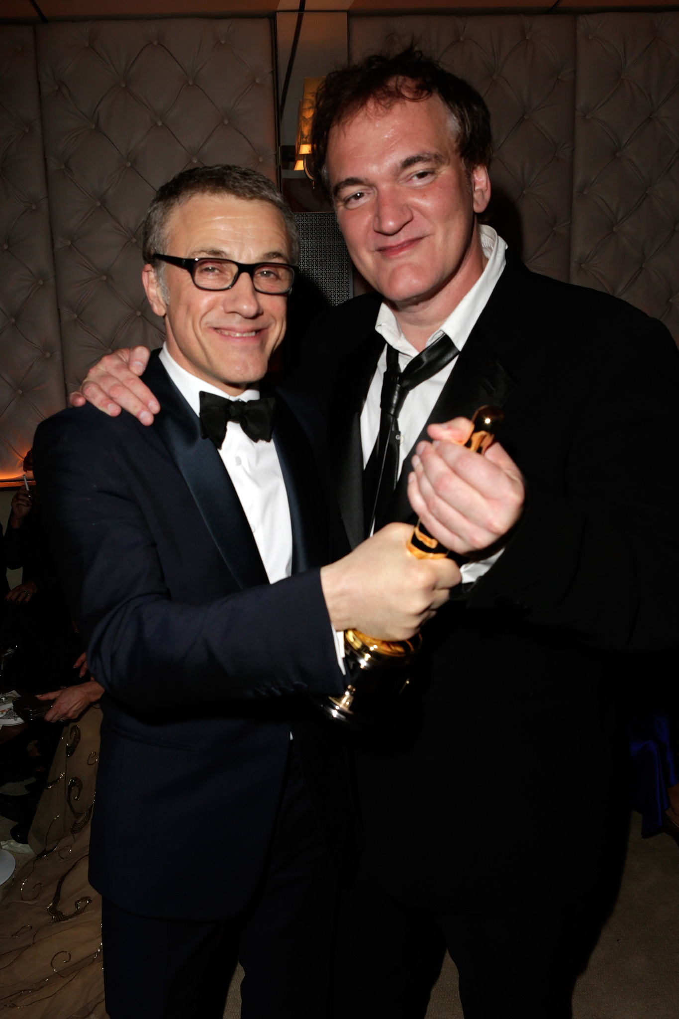 Quentin Tarantino and Christoph Waltz