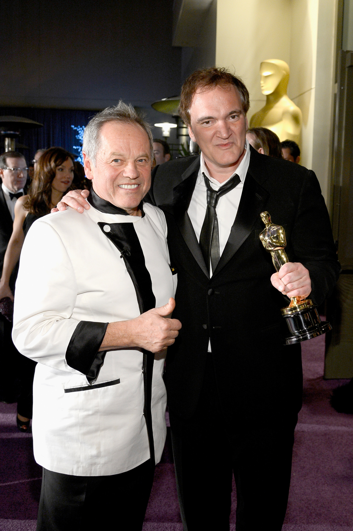 Quentin Tarantino and Wolfgang Puck
