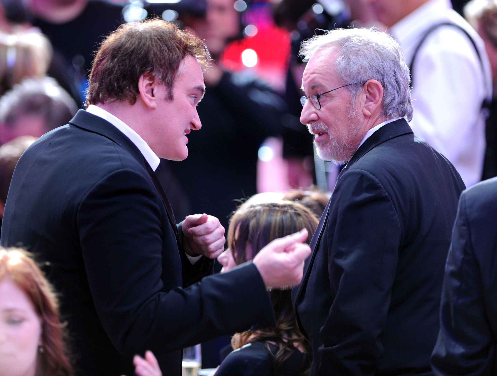 Steven Spielberg and Quentin Tarantino