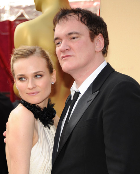 Quentin Tarantino and Diane Kruger at event of The 82nd Annual Academy Awards (2010)