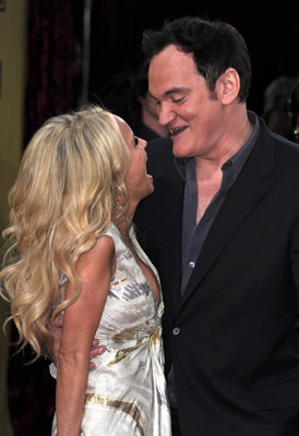 Quentin Tarantino and Kristin Chenoweth