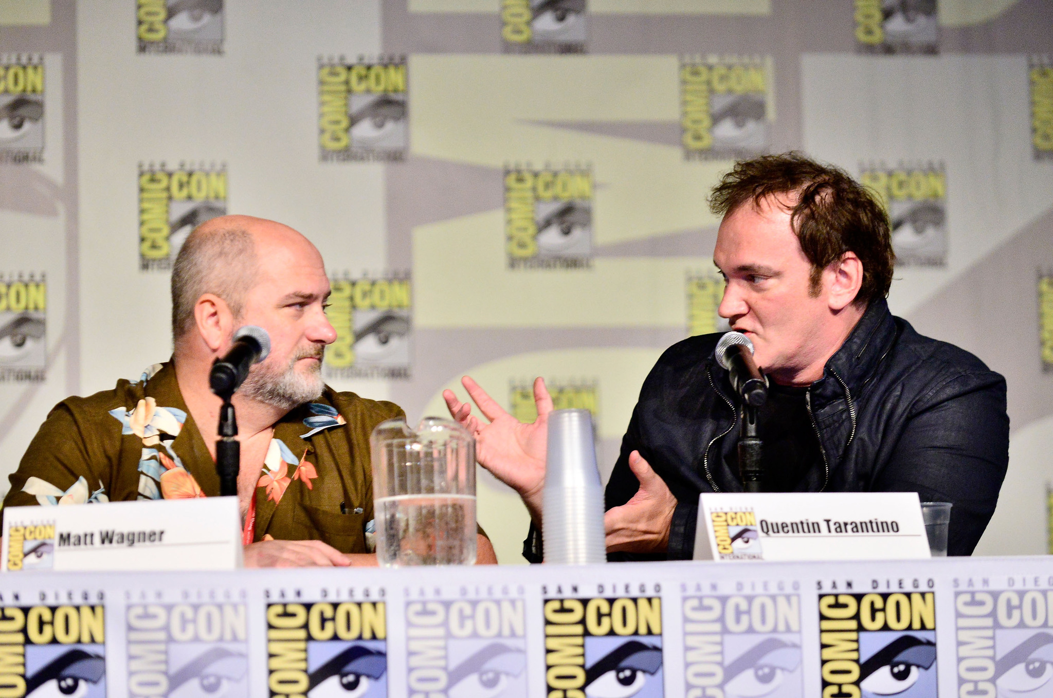 Quentin Tarantino and Matt Wagner