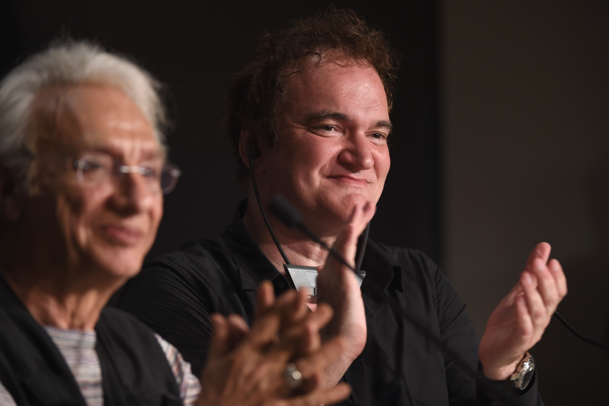 Quentin Tarantino and Henri Behar