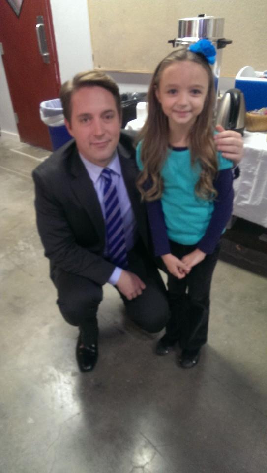 Sophia Grunow & Beck Bennett from AT&T Commercial in New York.