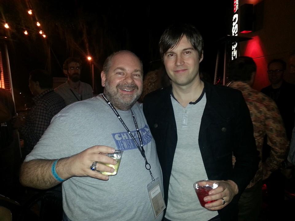 Jonathan Chisdes with Academy Award winner (2013 Best Live Action Short) Shawn Christensen at the 2014 Florida Film Festival.