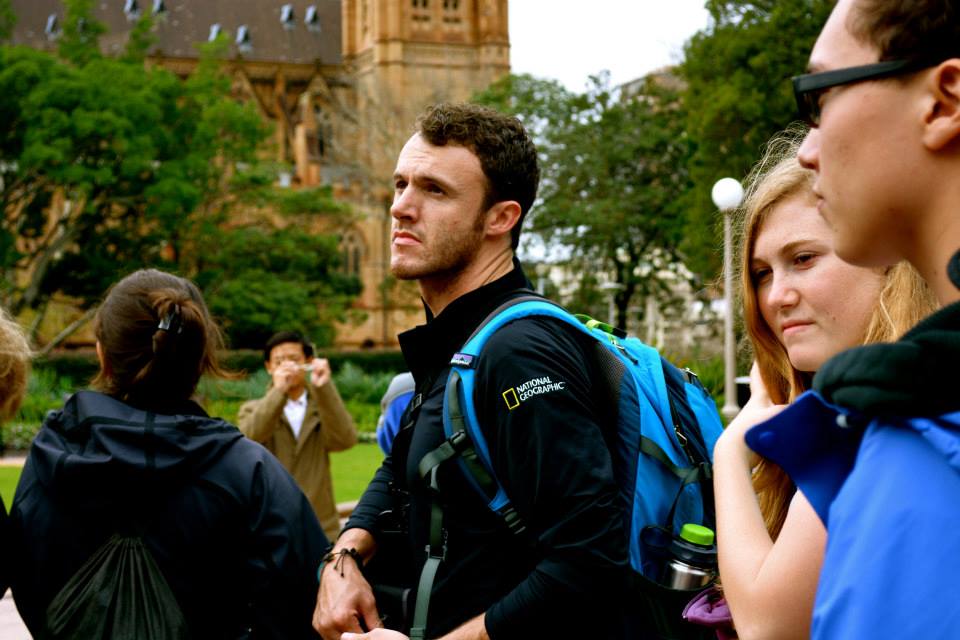 Exploring the streets of Sydney, Australia.