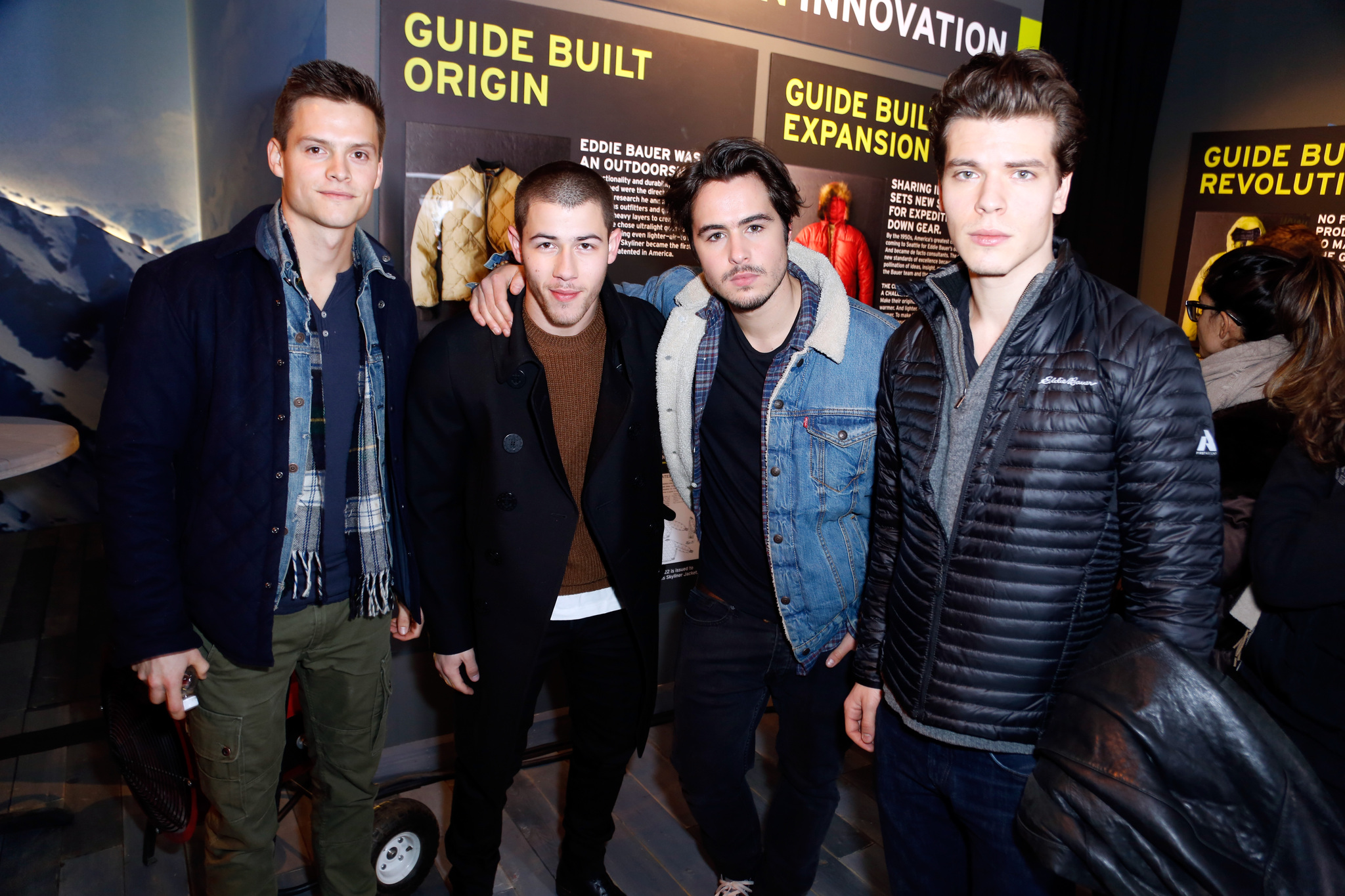 Nick Jonas, Ben Schnetzer, Austin Lyon and Gus Halper