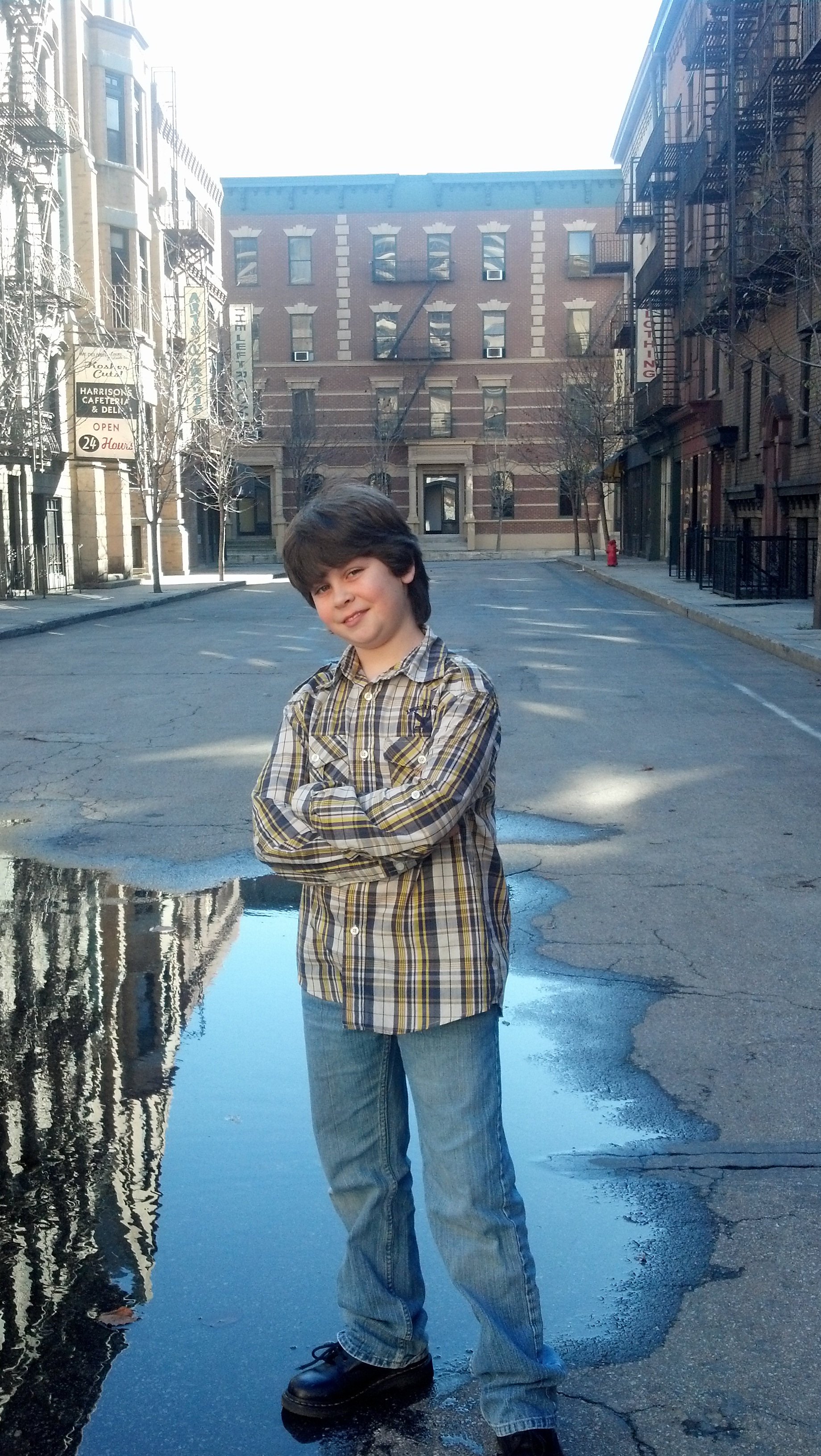 Alek on Warner Bros. Backlot